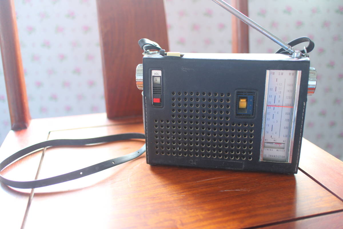 美品　SONY 【TFM-110(F)】 アンティークラジオ ソニー TFM-110F SONY トランジスタラジオ - 7c361T 1960年代 FM⁄SW FM⁄SW⁄