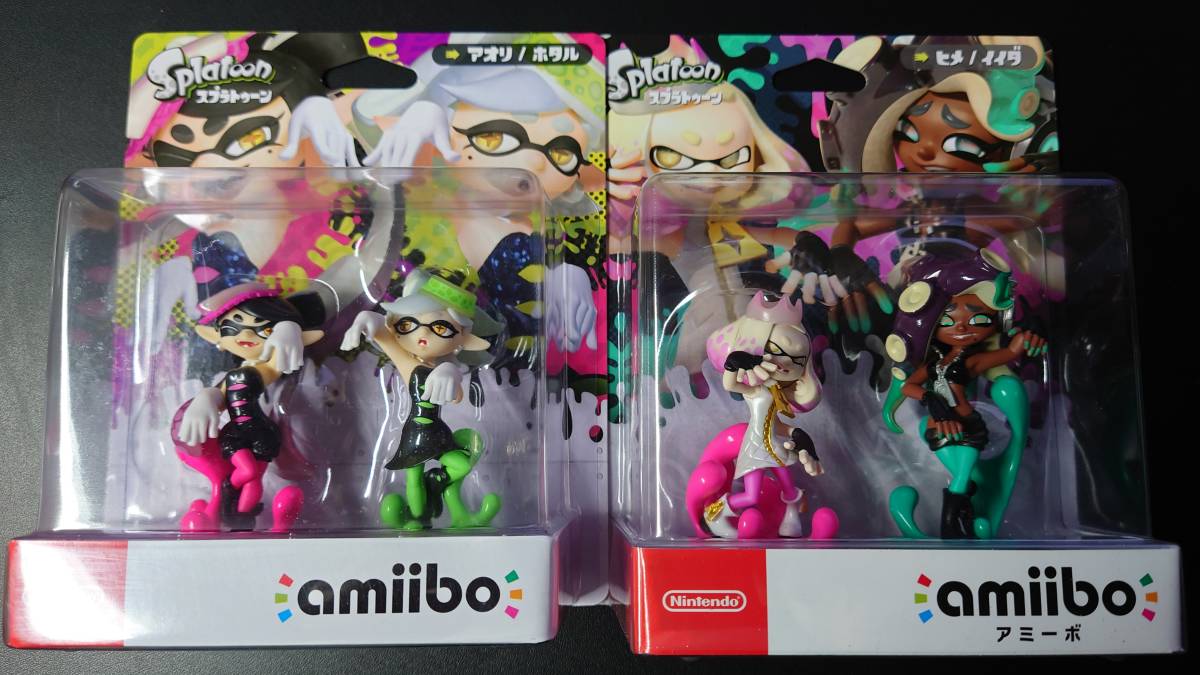  amiibo アミーボ スプラトゥーン テンタクルズセット ヒメ/イイダ シオカラーズセット アオリ/ホタル(ニンテンドースイッチアクセサリー)｜売買されたオークション情報、yahooの商品情報をア ニンテンドースイッチアクセサリー