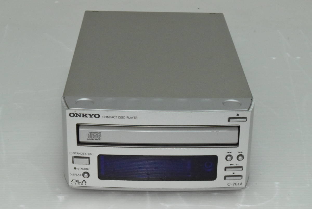定番，格安 ONKYO オンキョー 小型CDプレーヤ C-701A ピックアップ トレーベルト交換 動作確認(ONKYO)｜売買されたオークション情報、yahooの商品情報をアーカイブ公開 - オークファン ONKYO