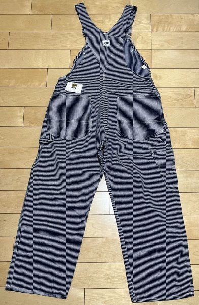 保管品 USA製 オリジナル ビンテージ Lee リー 040-3249 ヒッコリー オーバーオール / サロペット 70s 60s Lee USA製 リー フリマアプリ ラクマ one