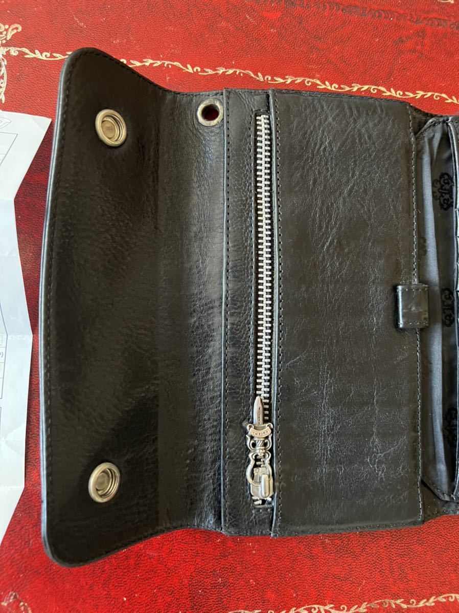 CHROME HEARTS クロムハーツ WAVE ウェーブ WALLET ウォレット インボイス付属 CHROME WAVE クロムハーツ ウェーブ) ブランド BALL⁄ウェーブ