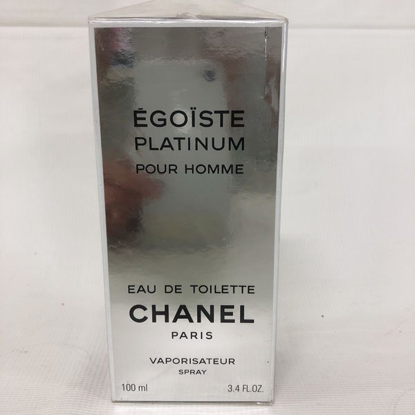 588*CHANEL シャネル EGOISTE エゴイスト PLATINUM POUR HOMME プラチナム プールオム オードトワレ 100ml 1993年 香水 未使用品