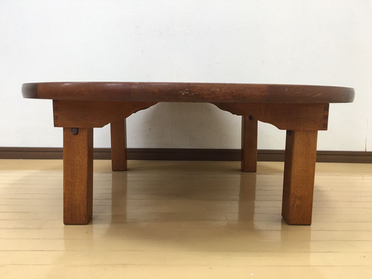 円卓 木製 ちゃぶ台 折りたたみちゃぶ台 手作り Ojn Handmade Hut 新潟