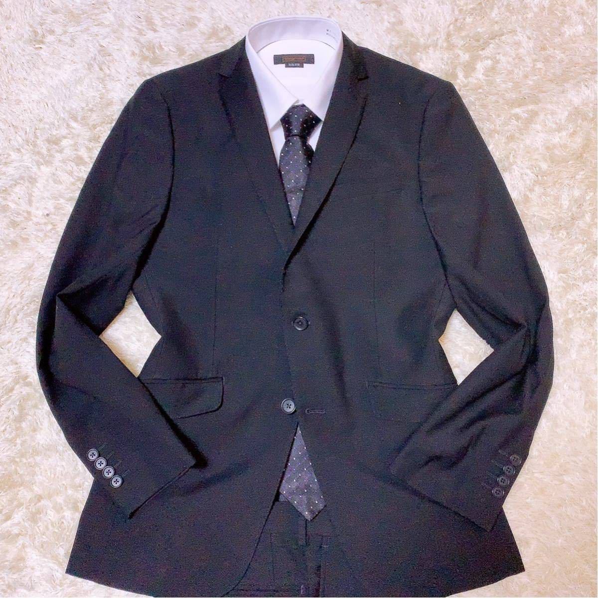 スーツセレクト【大人な品格】SUIT SELECT スーツ セットアップ BLT9101 X-MODEL テーラードジャケット フォーマル 礼服 冠婚葬祭 Y5