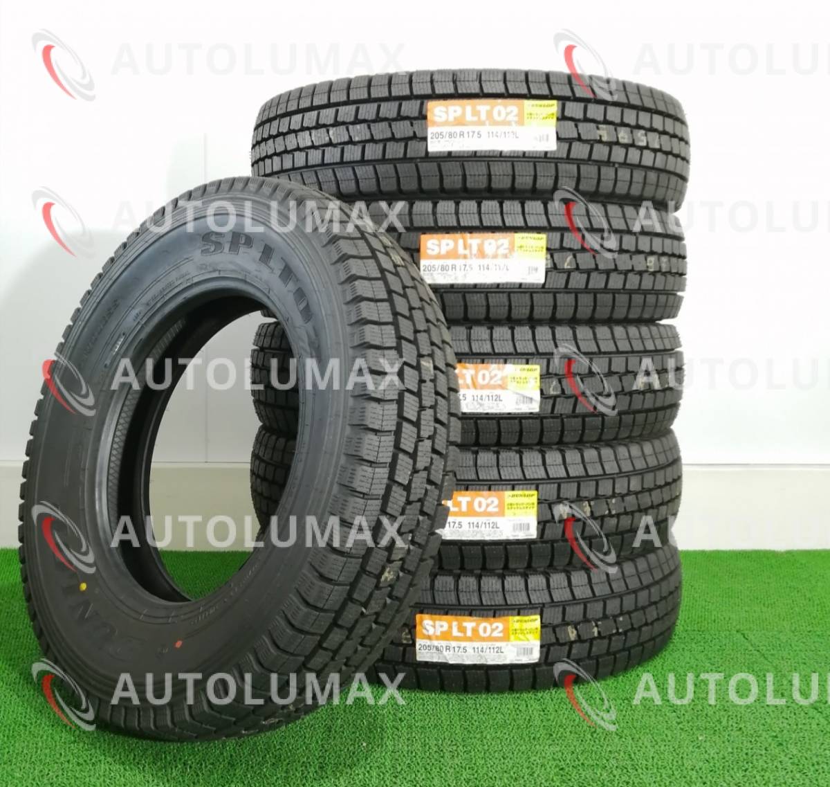 N1317. 205/80R17.5 114/112L LT Dunlop SPLT02 新品 スタッドレス 