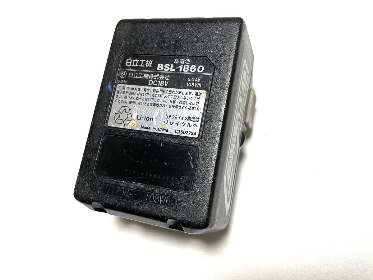 HIKOKI ハイコーキ 日立工機 BSL1860 純正 リチウムイオンバッテリー 18.8v _8