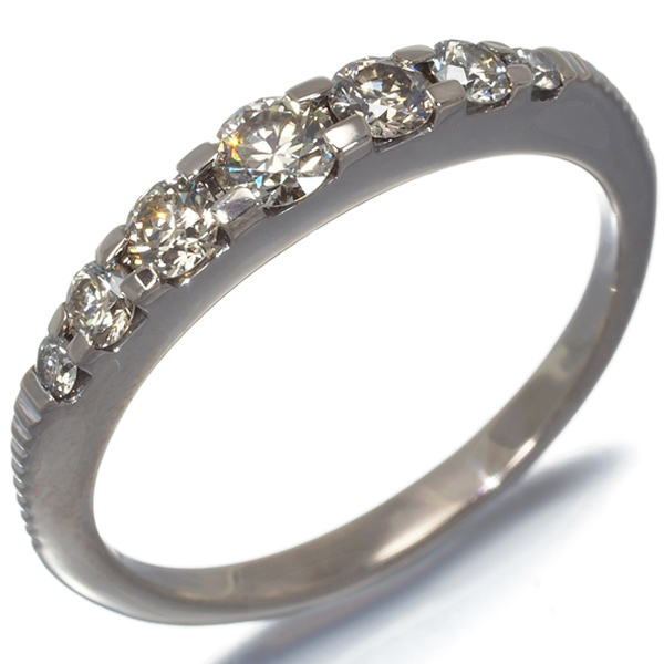 カシケイ ブラウンダイヤリング ダイヤモンド 0.40ct ネイキッド 11号