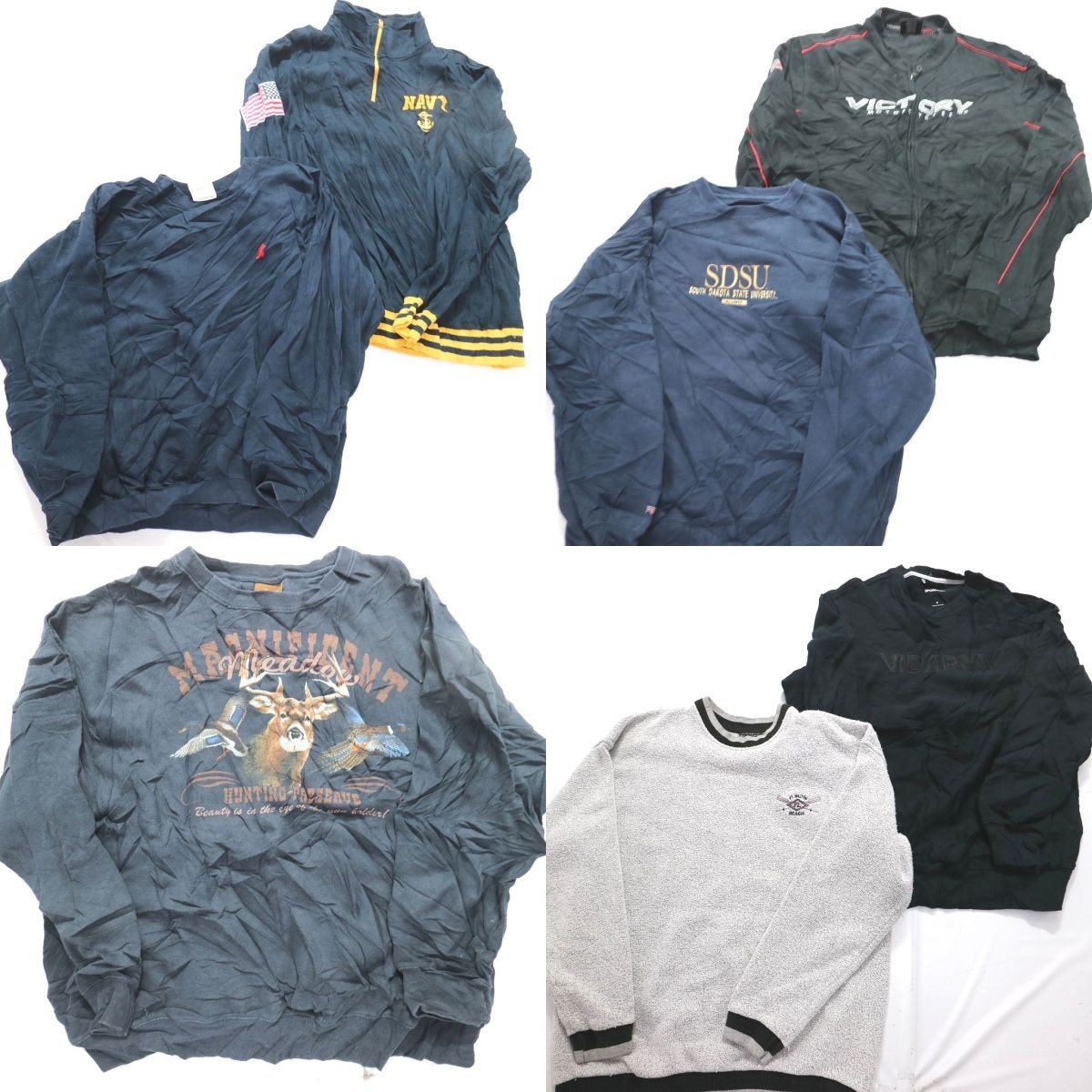 ◎古着屋系スウェットパーカー set デザイン系 下北系 他 (メンズM/L 