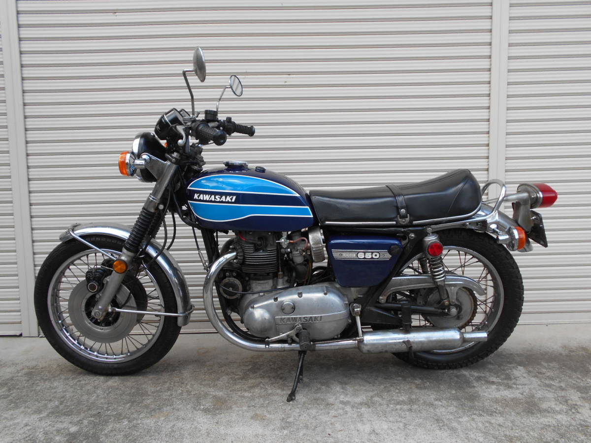 カワサキ W1S 純正 リアフェンダー ⁄ W1 W1SA W3 メグロ マッハ 500SS 