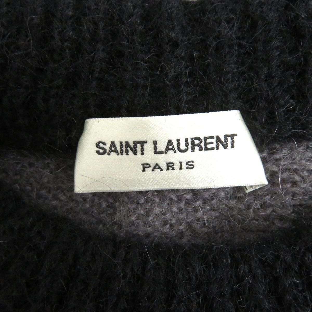 極美品□17AW SAINT LAURENT PARIS/サンローランパリ 480784 ボーダー 
