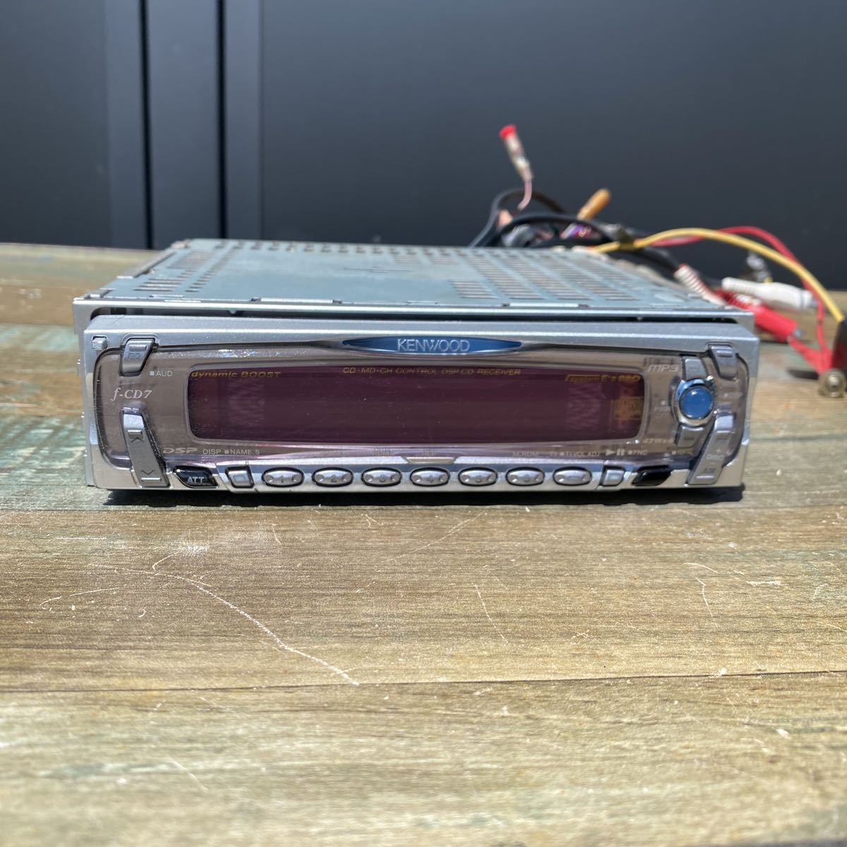 KENWOOD CD RECEIVER F-CD7 動作未確認 ジャンク KENWOOD ケンウッド f