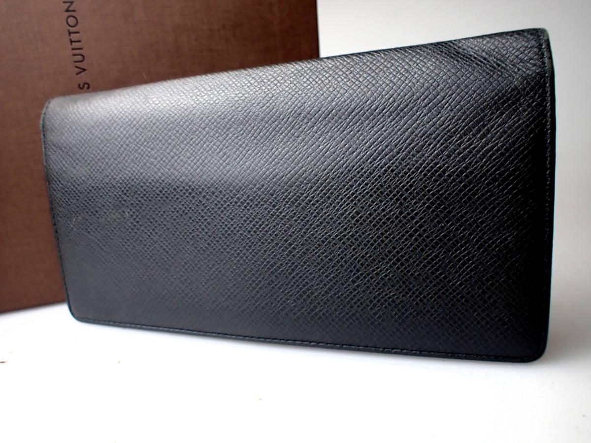 LOUIS VUITTON◇ポルトフォイユ・アレクサンドルNM_タイガ_ノワール