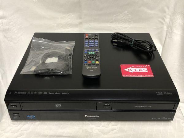 【定番，新作登場】 動作確認OK Panasonic DMR-BR670V ブルーレイレコーダーVHS一体型 純正リモコン B-CASカード HDMIケーブル '10年製(パナソニック)｜売買されたオークション情報、yahooの商品情報をアーカイブ公開 - パナソニック