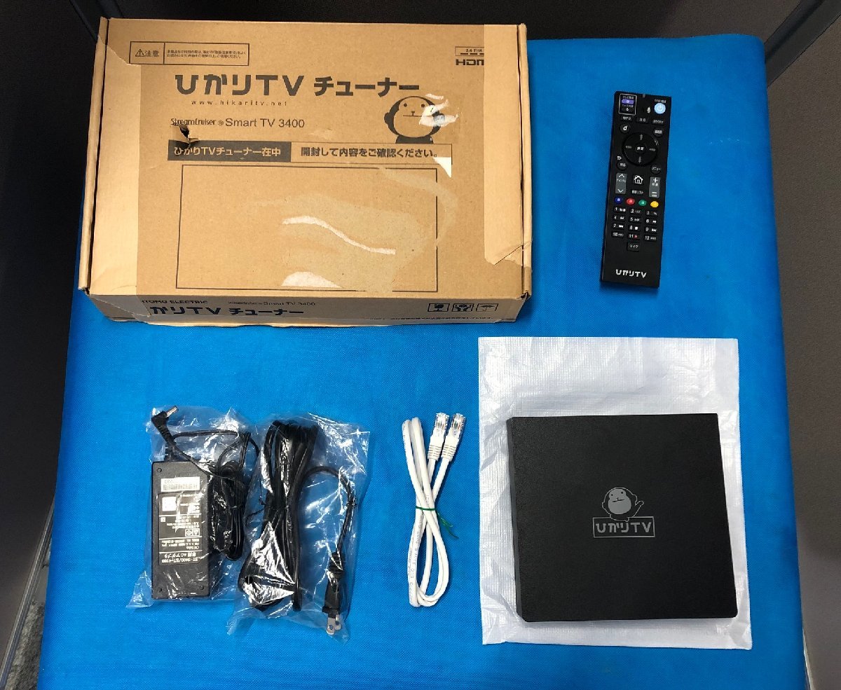 ひかりTV4K対応 ST-3400 トリプルチューナーST-3400 初期化済み
