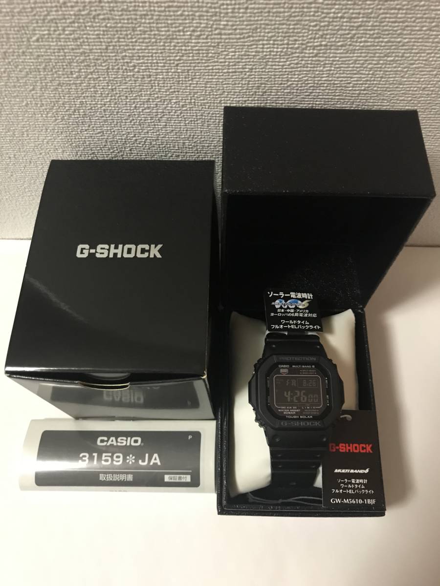 CASIO G-SHOCK GW-M5610-1BJF カシオ Gショック M-5160 3159JA 黒 未 