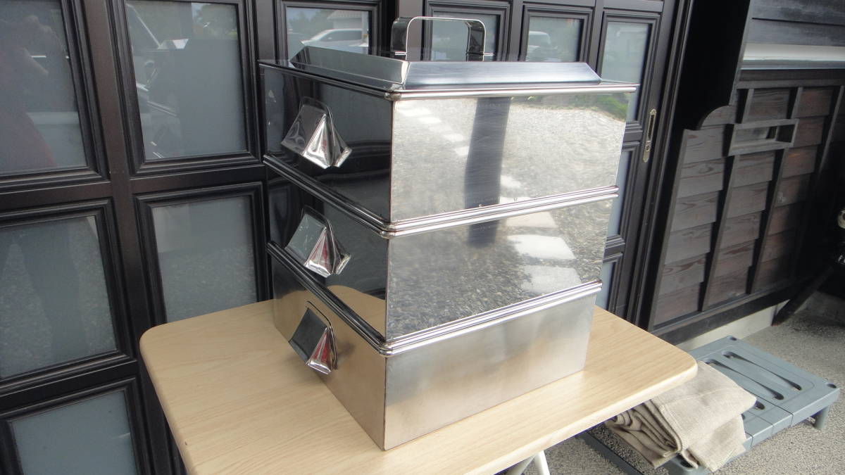 角蒸し器 シルバーアロー SilverArrow ステンレス せいろ3段 業務 業務