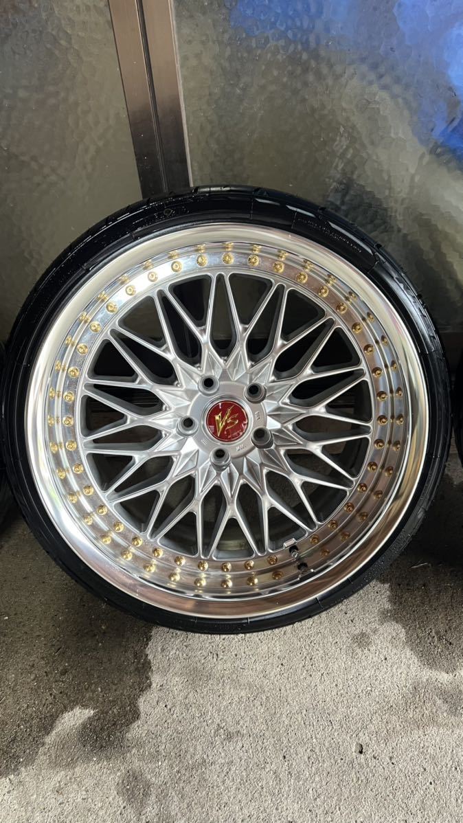 美品 WORK VS XV 19インチ アルミホイール 114.3 5穴 9J+32本 10J+21 