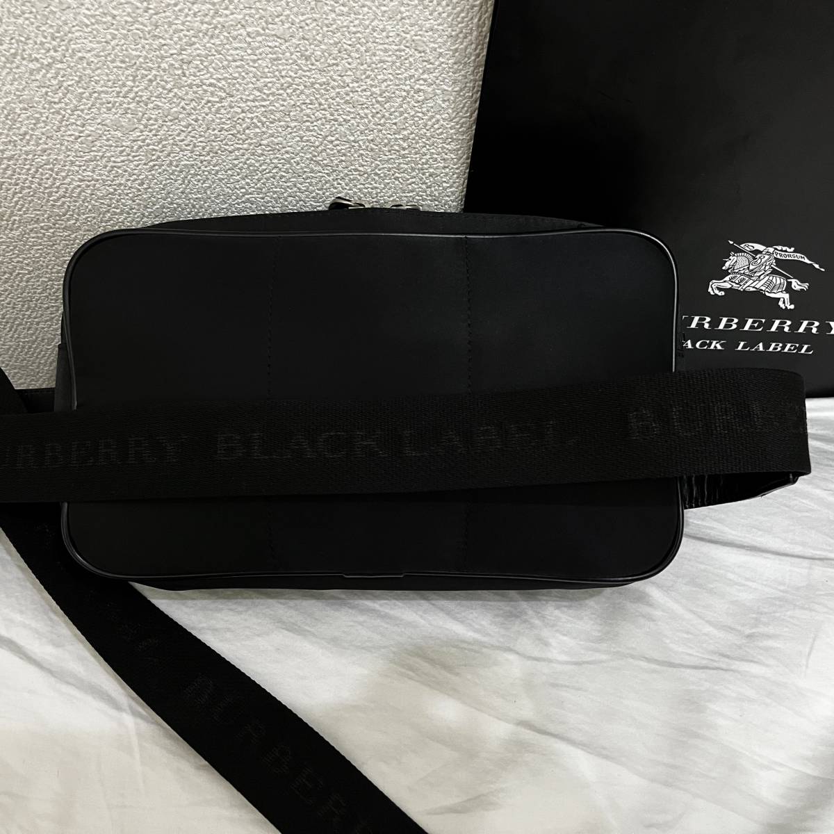 美品 激レア BURBERRY BLACK LABEL バーバリーブラックレーベル 