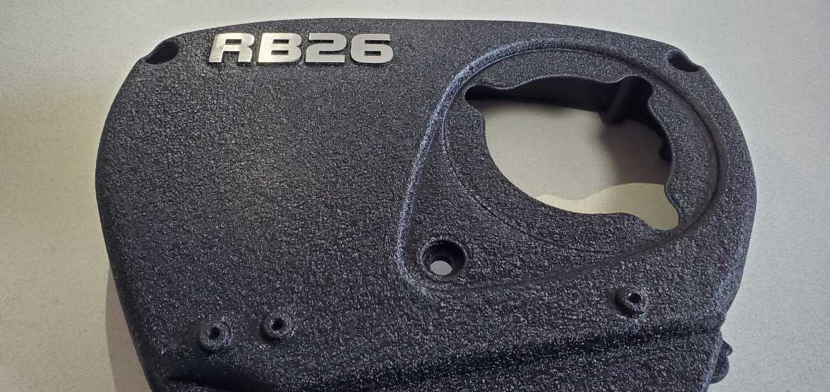 RB26 ベルトカバー BNR32 BCNR33 BNR34 WGNC34 GT-R RB26DETT 結晶塗装