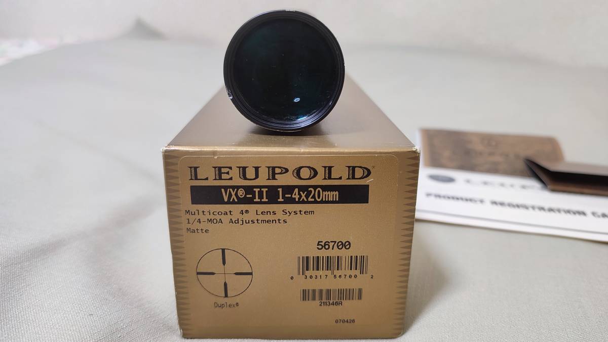LEUPOLD VX-Ⅱ 1-4x20mm ライフルスコープ 中古 猟銃 射撃 実銃 【公式