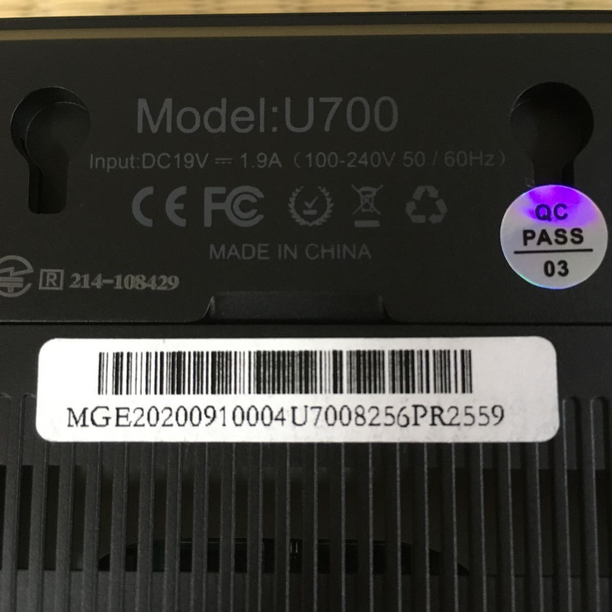 動作OK：MINISFORUM U700 ミニデスクトップPC ※美品 Windows11 Pro