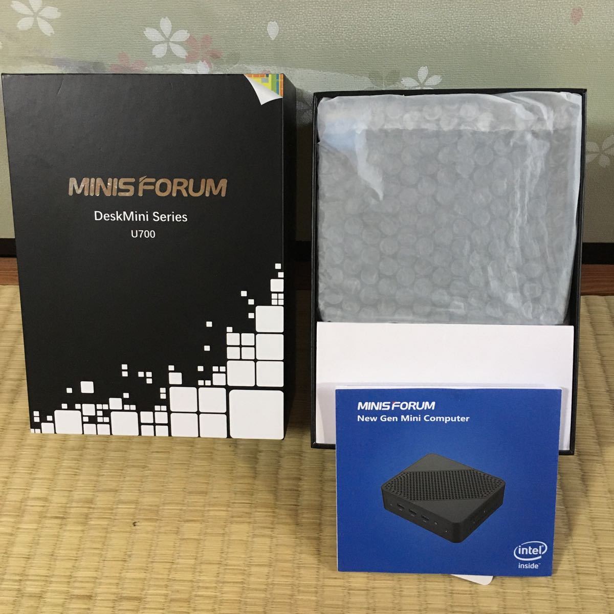 Windows11 Pro 25H2搭載ミニPC MINISFORUM U700 動作OK：MINISFORUM U700 ミニデスクトップPC ※美品 Windows11 Pro