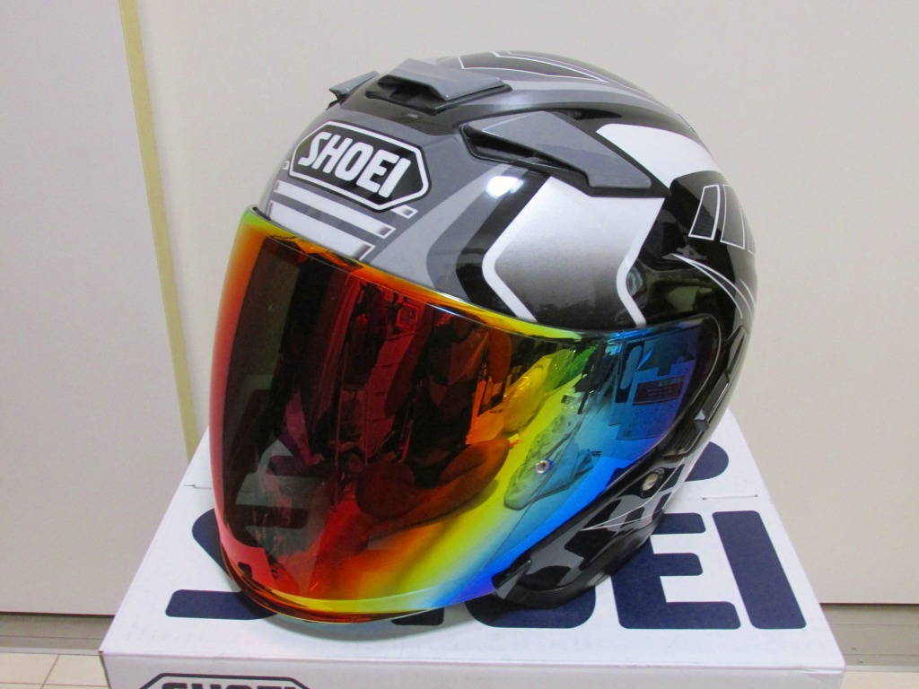 着用3回美品】SHOEI J-Cruise2 AGLERO ブラック Lsize 59cm ミラー