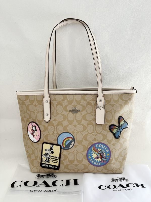 トートバッグ ディズニー コーチ COACH | ミッキー Disney コーチ