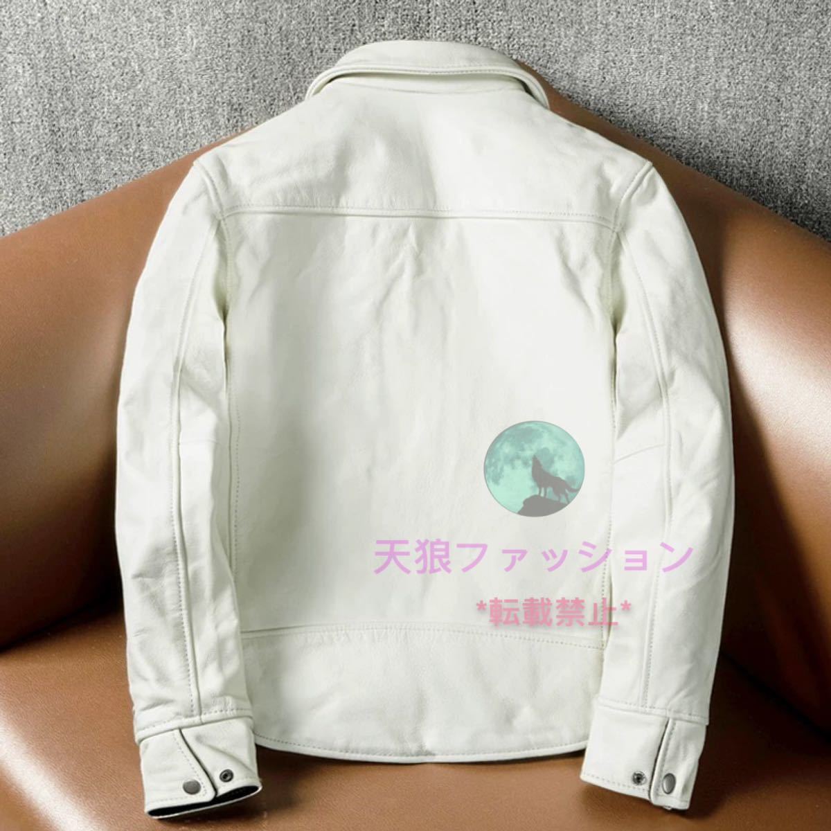 ●新作 レザージャケット スポーツジャケット 牛革 革ジャン 本革 メンズファッション バイクレザー アメカジ カウハイド トップス S～5XL