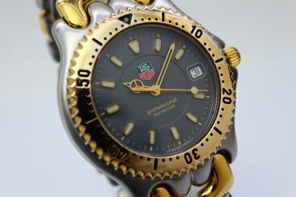 タグホイヤー 1円 セル QZ WG1120-0 メンズ TAG デイト HEUER