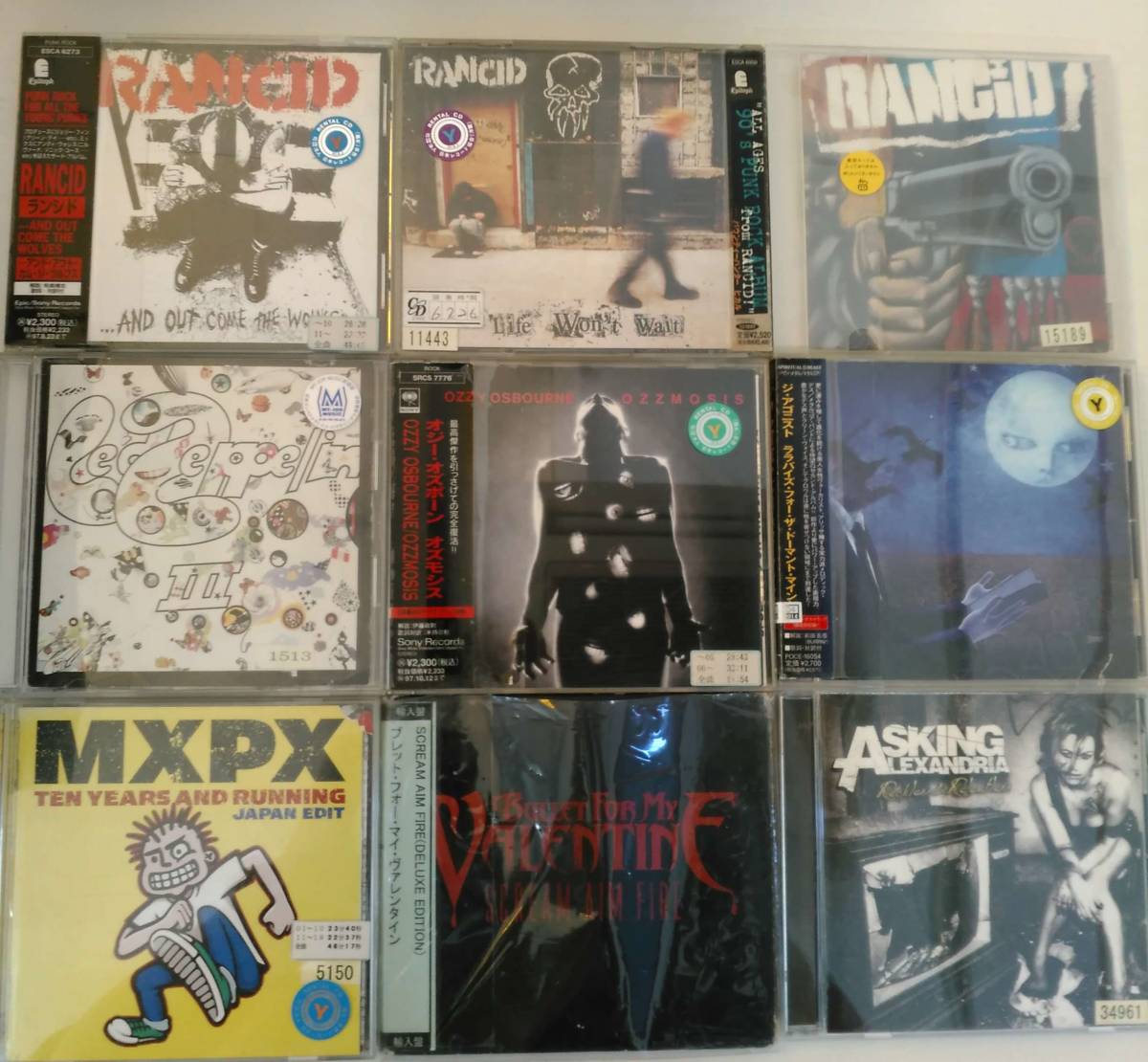 CDアルバム108枚☆ひと箱全部 洋楽ラウドパンク・ハードロック まとめ