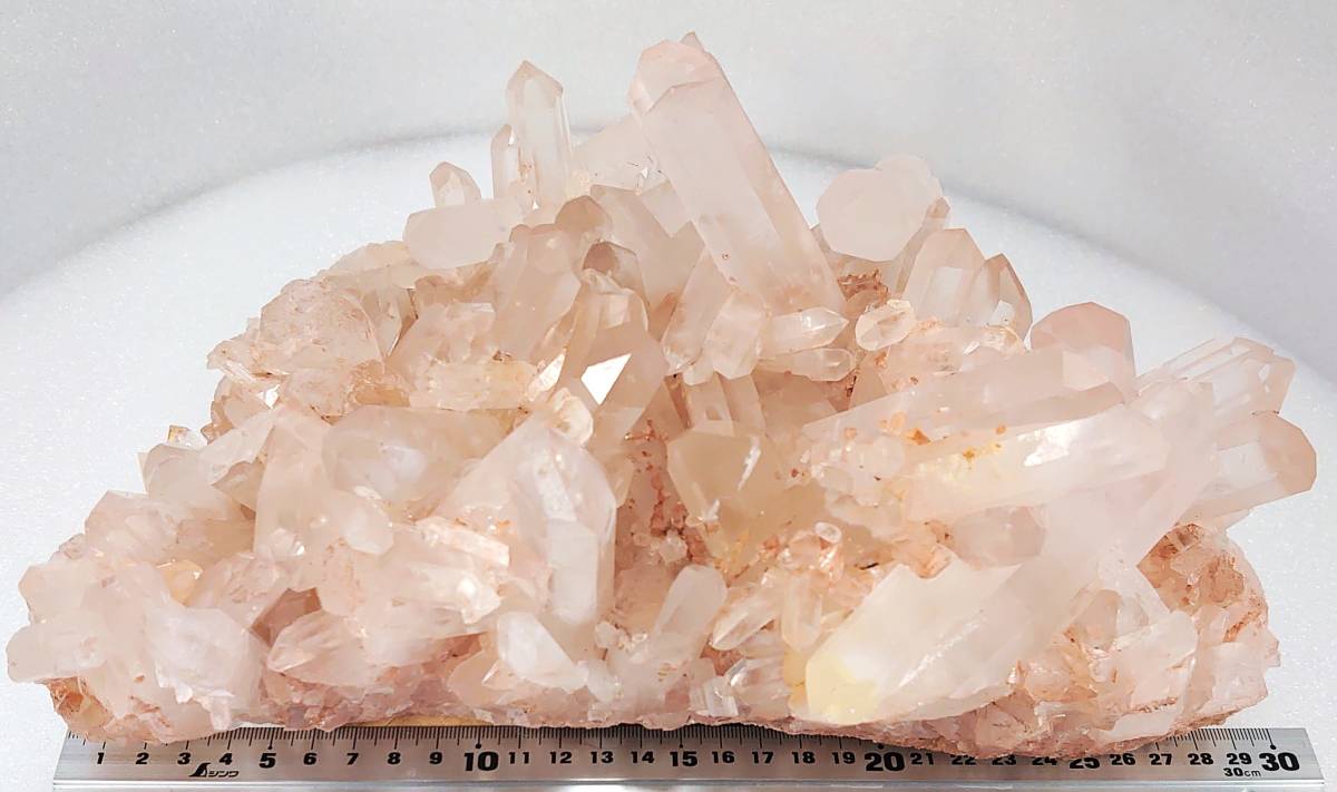 ピンク水晶クラスター10kg ーtot041 ピンク水晶クラスター10kg ー