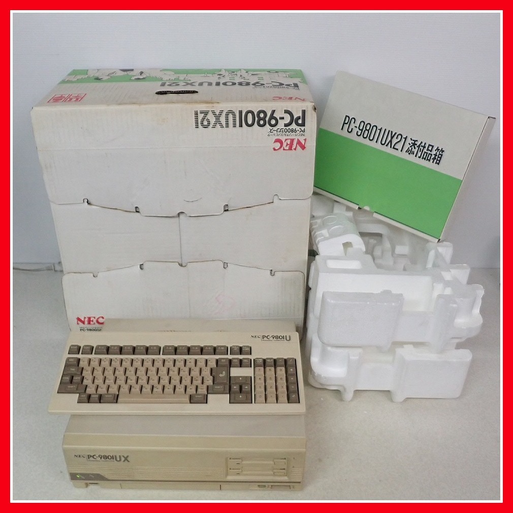 メルカリ キーボード + PC-9801UX21本体 価格.com ☆NEC PC-9801UX21