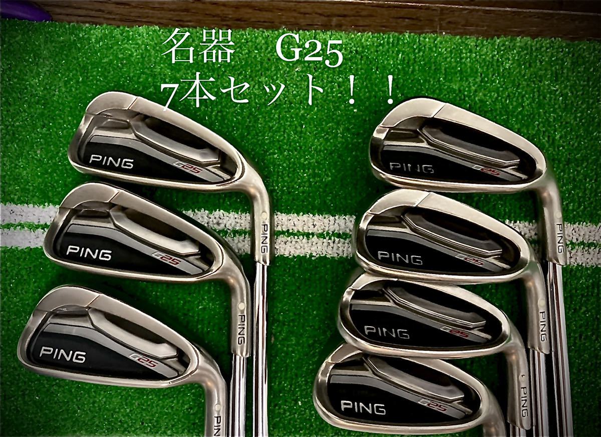 PING G25 アイアン G25 Ping Iron Black 37.5\u201d Uw