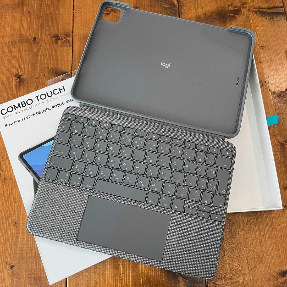 ☆超美品☆ロジクール ComboTouch iK1176GRA 日本語配列 バックライト 