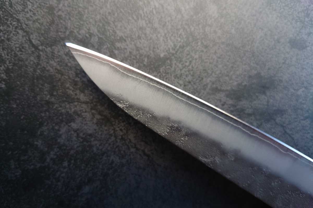 筋引 包丁 スライサー 白鷺 銀三鋼 梨地 焼き漆柄 270mm Sujihiki