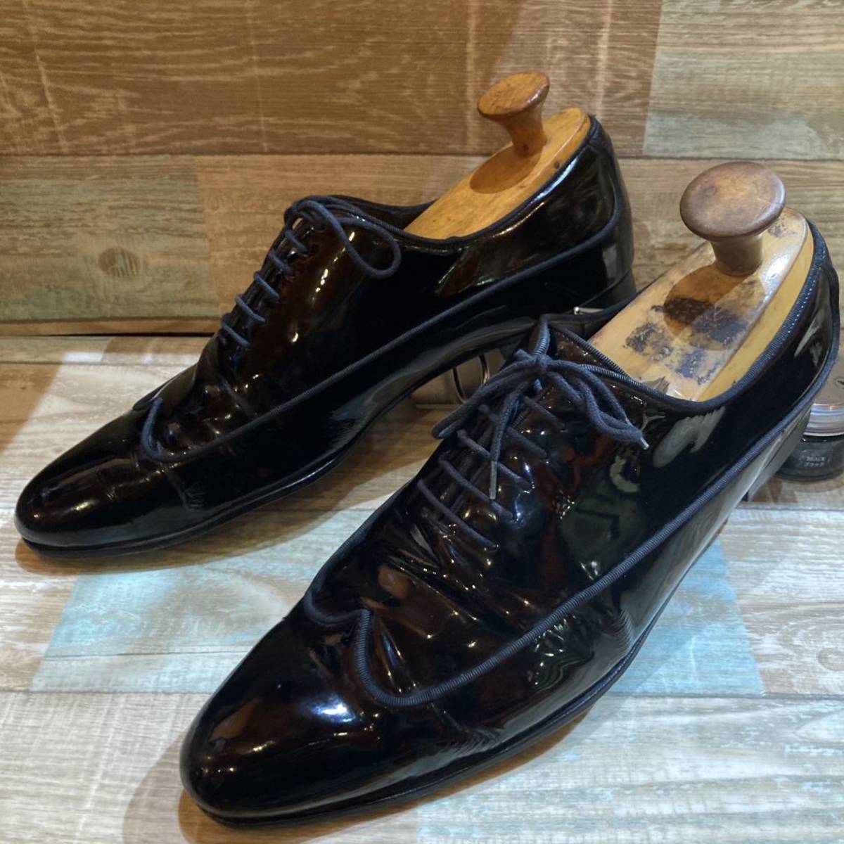 グッチ GUCCI エナメル 黒 ブラック パテントレザー ヒール 23cm 