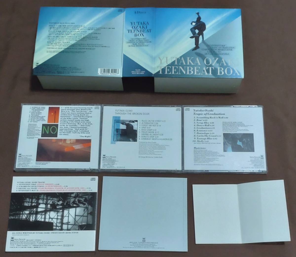尾崎豊】限定盤『YUTAKA OZAKI TEENBEAT BOX』 CD 4枚組 十七歳の地図 