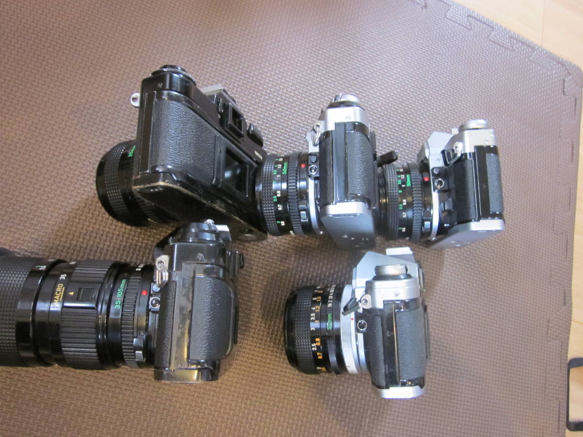 ジャンク品、キャノン canon フィルムカメラA1 、AE-1、 AE-1 Program