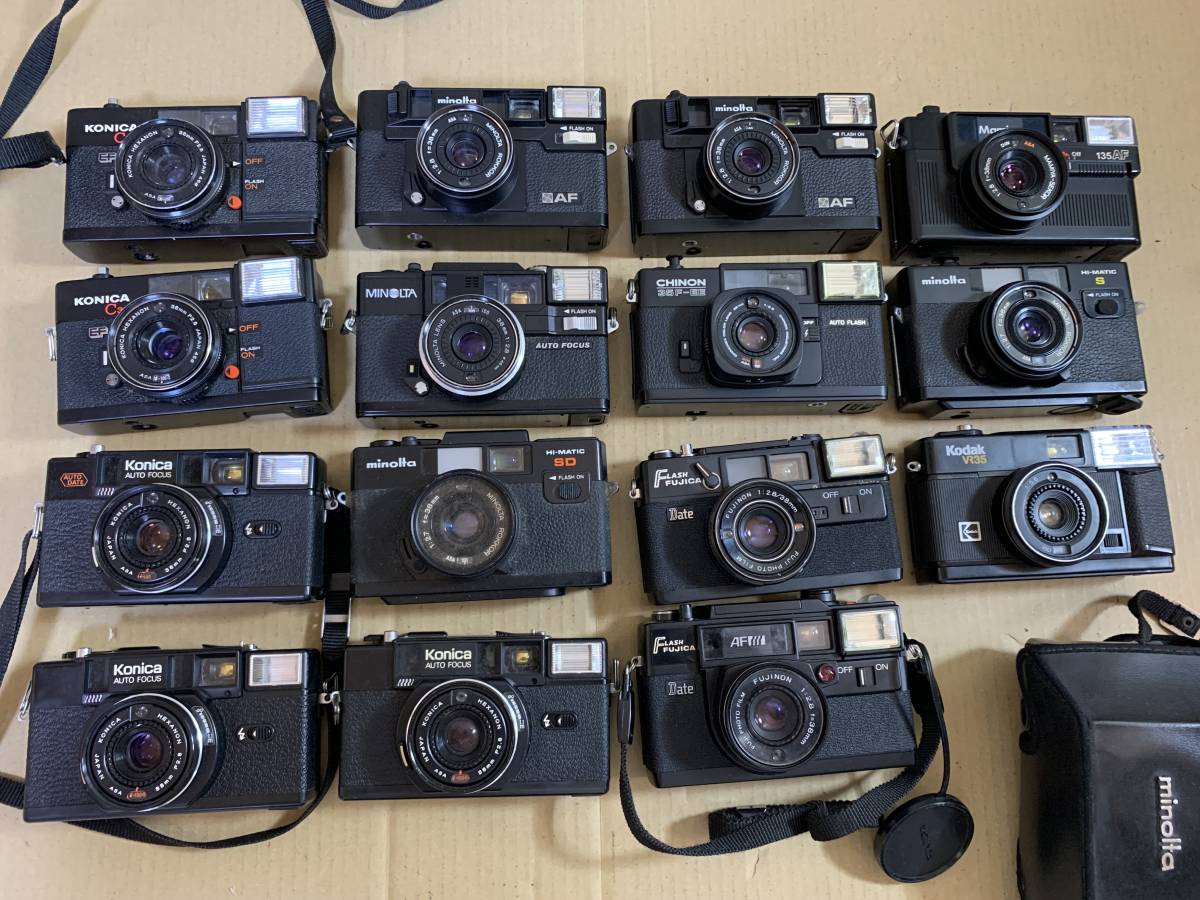 15個】コニカ KONICA C35/MINOLTA HI-MATIC AF/まとめて ジャンク