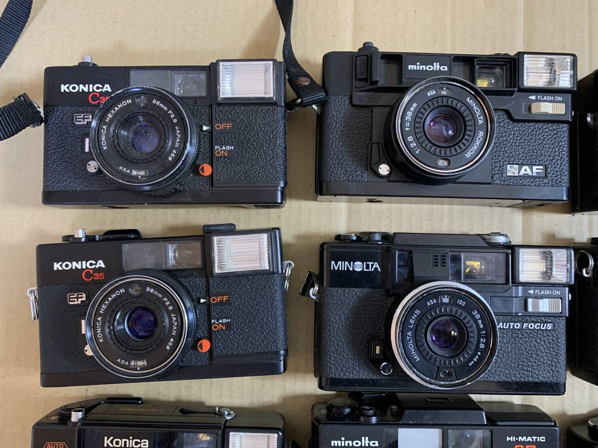 15個】コニカ KONICA C35/MINOLTA HI-MATIC AF/まとめて ジャンク