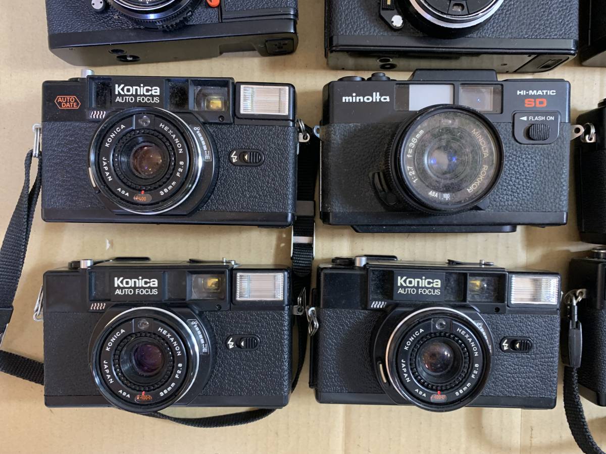 15個】コニカ KONICA C35/MINOLTA HI-MATIC AF/まとめて ジャンク