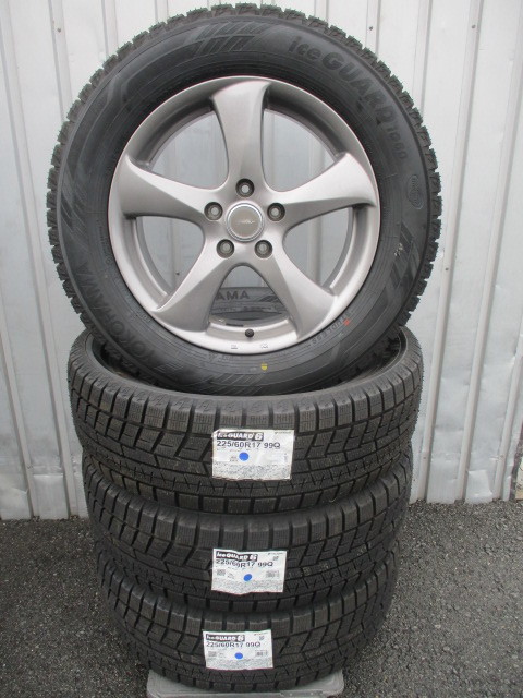 定番，最新作 ヨコハマアイスガードIG60 225/60R17 スタッドレス4本セット アルファードヴェルファイアエクストレイルSK9フォレスター等に fｗ(スタッドレスタイヤ)｜売買されたオークション情報、yahooの商 5穴
