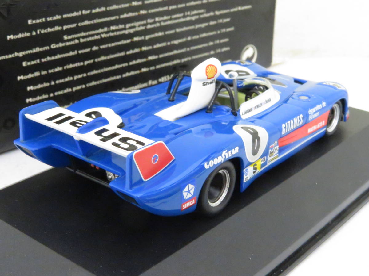 ixo MATRA 670B LE MANS #8 GITANES マートラ ルマン1974 箱付 1/43