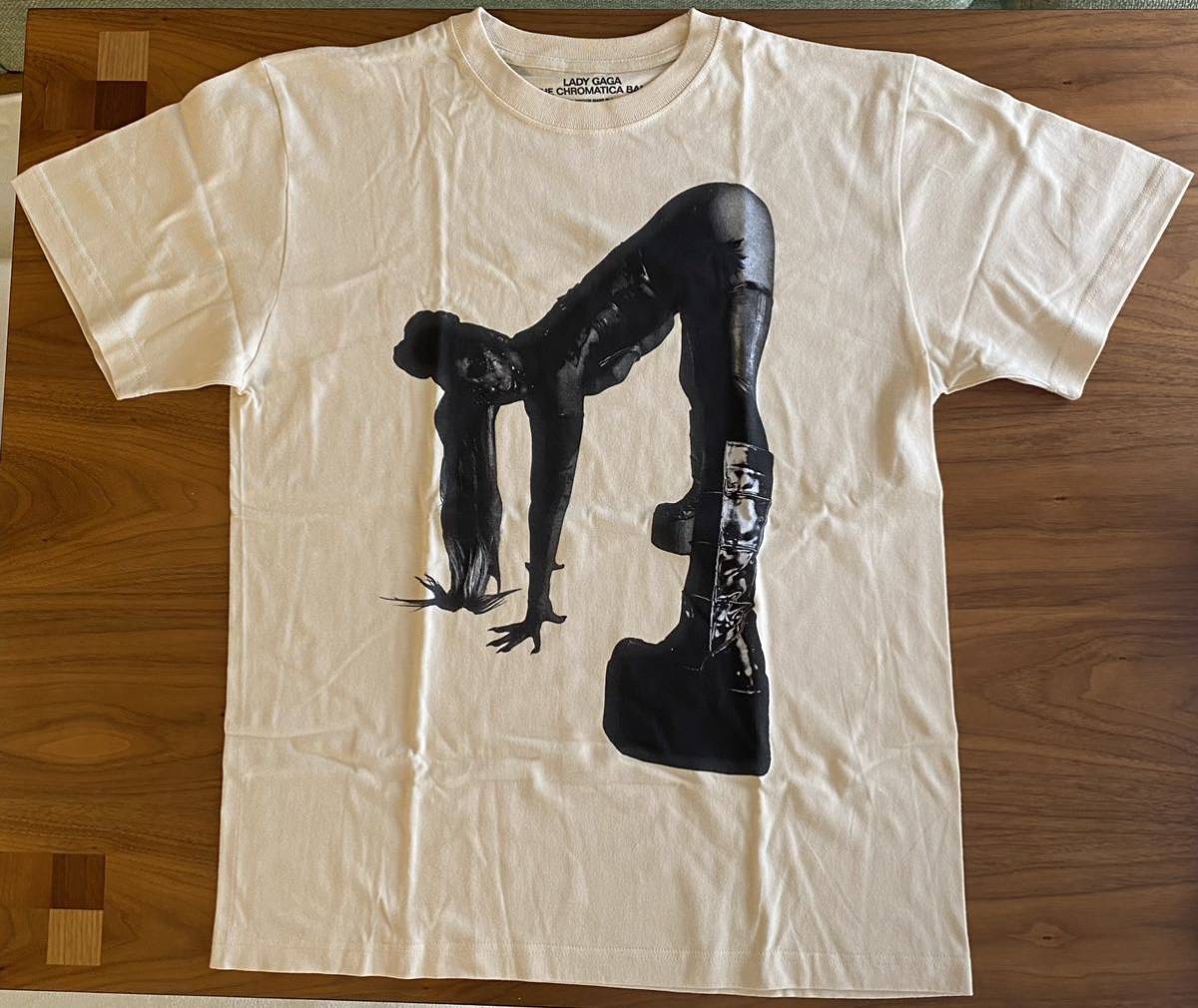 LADY GAGA / BE FREE NATURAL TEE ☆ L size ☆ THE CHROMATICA BALL 