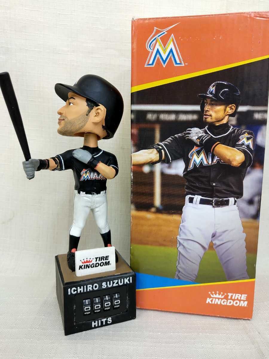 TIRE KINGDOM イチロー 首振り人形 フィギュア MARLINS 2016 
