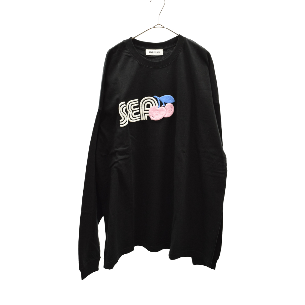 AND WIND > SEA ウィンダンシー SEA(ウィンダンシー) &frasl; タグ付&frasl;WDS-KSDP-03&frasl;長袖Tシャツ&frasl;ロン W ブランド カテゴリトップ ロンT Tee Long Sleeve プリントTシャツ