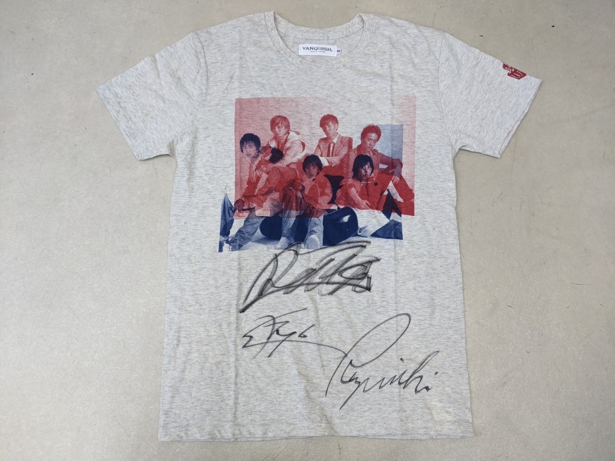 爆買い，人気セール サイン入り バンキッシュ ウインズ W-inds 半そ Tシャツ メンズ M グレー 609(Tシャツ)｜売買されたオークション情報、yahooの商品情報をアーカイブ公開 - オークファン Tシャツ