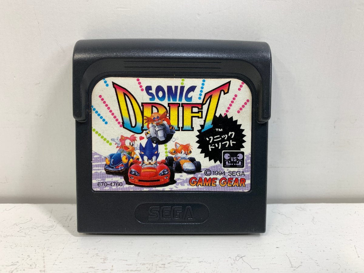 動作確認済】セガ ゲームギア プラスワン SONIC DRIFT ＜箱付き＞ SEGA 
