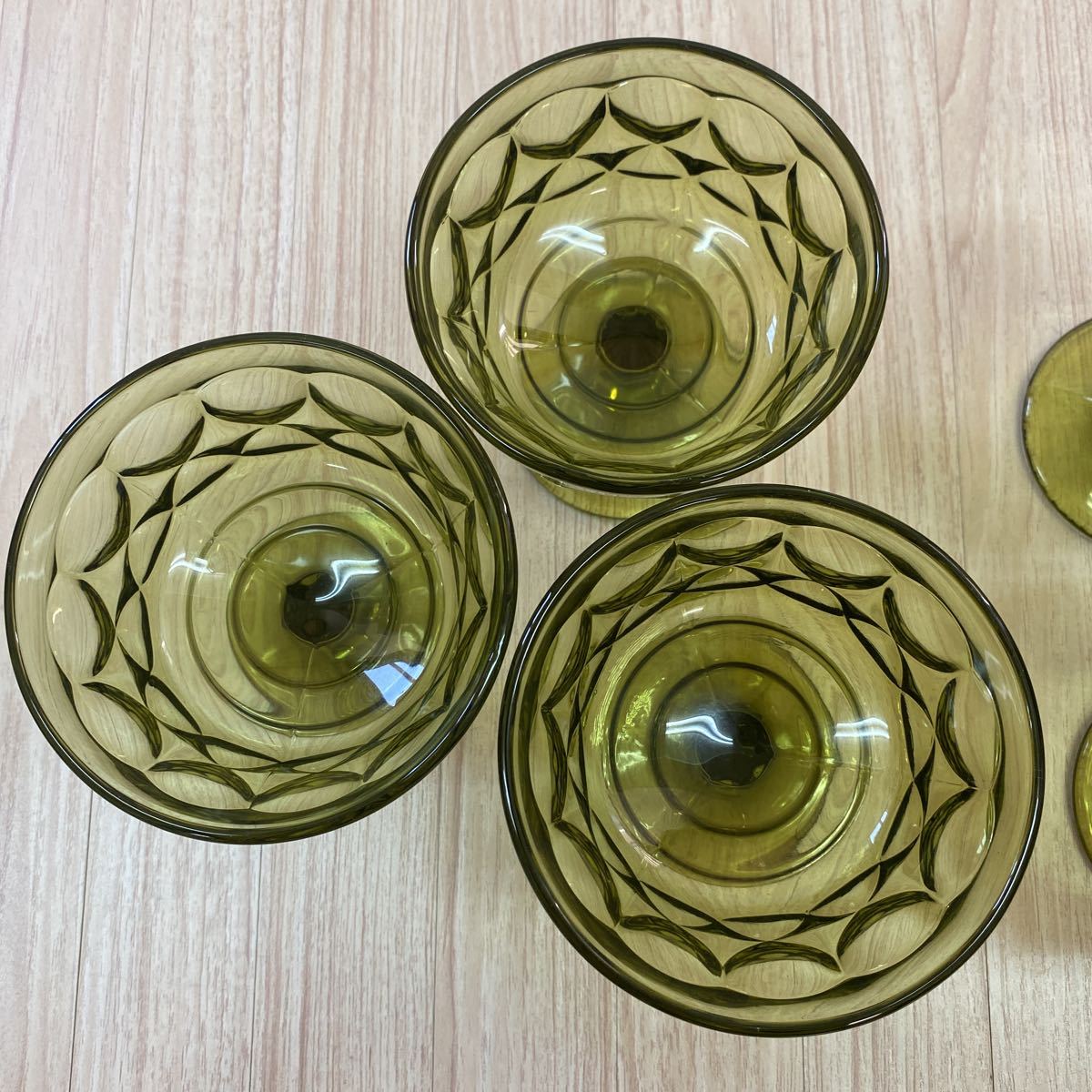 美品】Noritake ノリタケ クリスタル ガラスボウル 大皿 昭和レトロ